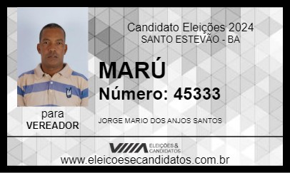 Candidato MARÚ 2024 - SANTO ESTEVÃO - Eleições