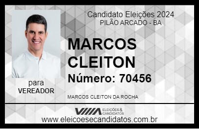 Candidato MARCOS CLEITON 2024 - PILÃO ARCADO - Eleições