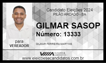 Candidato GILMAR FERREIRA 2024 - PILÃO ARCADO - Eleições