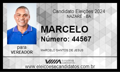 Candidato MARCELO 2024 - NAZARÉ - Eleições