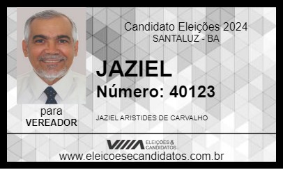 Candidato JAZIEL 2024 - SANTALUZ - Eleições