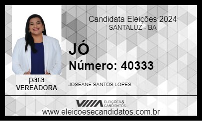 Candidato JÓ 2024 - SANTALUZ - Eleições