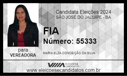 Candidato FIA 2024 - SÃO JOSÉ DO JACUÍPE - Eleições