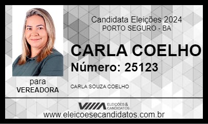 Candidato CARLA COELHO 2024 - PORTO SEGURO - Eleições