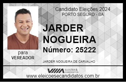 Candidato JARDER NOGUEIRA 2024 - PORTO SEGURO - Eleições