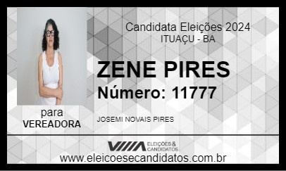 Candidato ZENE PIRES 2024 - ITUAÇU - Eleições