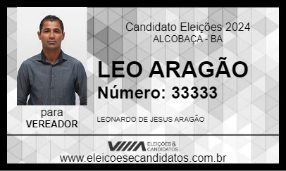 Candidato LEO ARAGÃO 2024 - ALCOBAÇA - Eleições