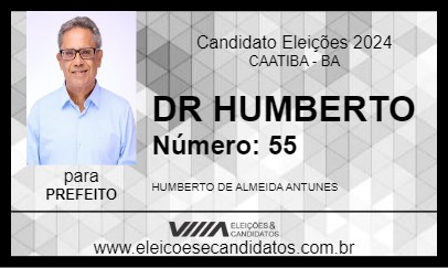 Candidato DR HUMBERTO 2024 - CAATIBA - Eleições