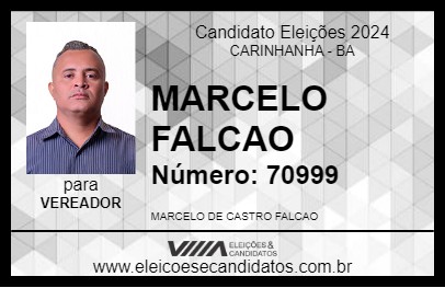 Candidato MARCELO FALCAO 2024 - CARINHANHA - Eleições