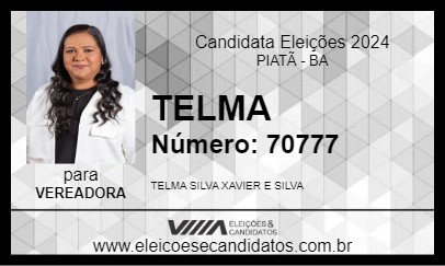 Candidato TELMA 2024 - PIATÃ - Eleições