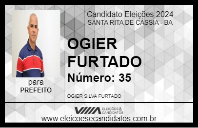 Candidato OGIER FURTADO 2024 - SANTA RITA DE CÁSSIA - Eleições