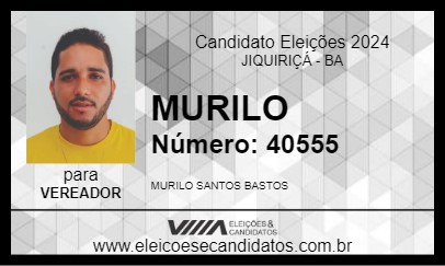 Candidato MURILO 2024 - JIQUIRIÇÁ - Eleições