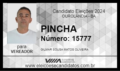 Candidato PINCHA 2024 - OUROLÂNDIA - Eleições