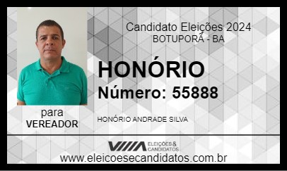 Candidato HONÓRIO 2024 - BOTUPORÃ - Eleições