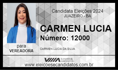 Candidato CARMEN LUCIA  2024 - JUAZEIRO - Eleições