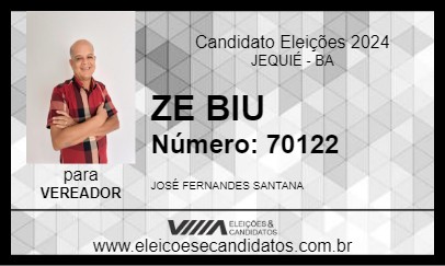 Candidato ZE BIU 2024 - JEQUIÉ - Eleições