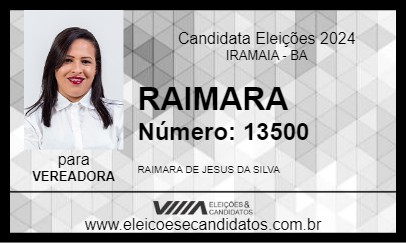 Candidato RAIMARA 2024 - IRAMAIA - Eleições