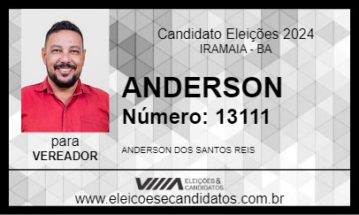 Candidato ANDERSON 2024 - IRAMAIA - Eleições