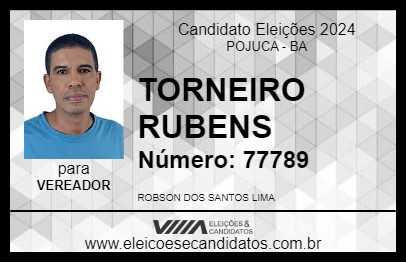 Candidato TORNEIRO RUBENS 2024 - POJUCA - Eleições