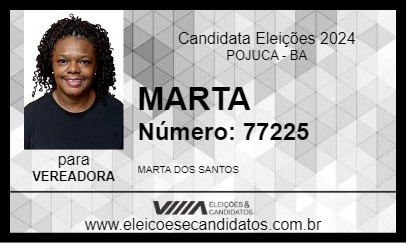 Candidato MARTA 2024 - POJUCA - Eleições