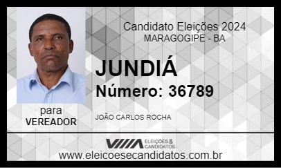 Candidato JUNDIÁ 2024 - MARAGOGIPE - Eleições