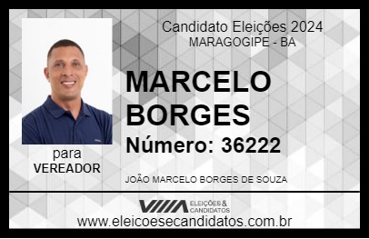 Candidato MARCELO BORGES 2024 - MARAGOGIPE - Eleições