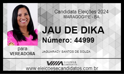 Candidato JAU DE DIKA 2024 - MARAGOGIPE - Eleições