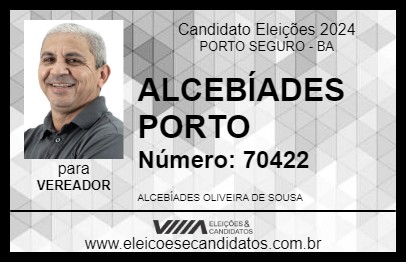 Candidato ALCEBÍADES PORTO 2024 - PORTO SEGURO - Eleições