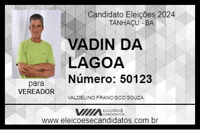 Candidato VADIN DA LAGOA 2024 - TANHAÇU - Eleições