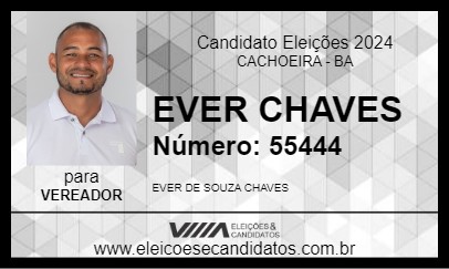 Candidato EVER CHAVES 2024 - CACHOEIRA - Eleições