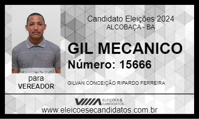 Candidato GIL MECANICO 2024 - ALCOBAÇA - Eleições