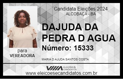 Candidato DAJUDA DA PEDRA D AGUA 2024 - ALCOBAÇA - Eleições