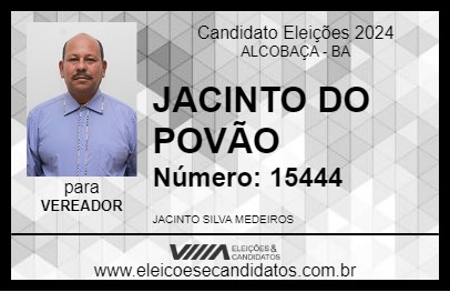 Candidato JACINTO DO POVÃO 2024 - ALCOBAÇA - Eleições