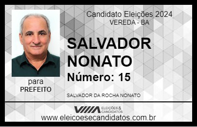 Candidato SALVADOR NONATO 2024 - VEREDA - Eleições