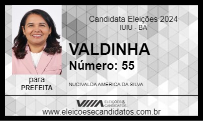 Candidato VALDINHA 2024 - IUIU - Eleições