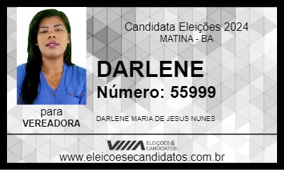 Candidato DARLENE 2024 - MATINA - Eleições