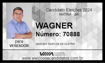 Candidato WAGNER 2024 - MATINA - Eleições