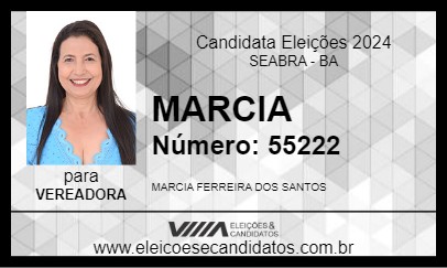 Candidato MARCIA 2024 - SEABRA - Eleições