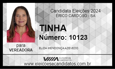 Candidato TINHA 2024 - ÉRICO CARDOSO - Eleições