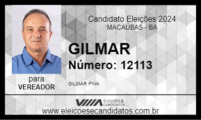 Candidato GILMAR 2024 - MACAÚBAS - Eleições