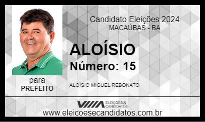 Candidato ALOÍSIO 2024 - MACAÚBAS - Eleições