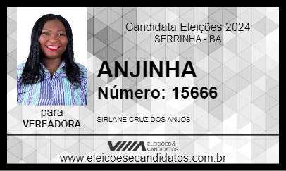 Candidato ANJINHA 2024 - SERRINHA - Eleições