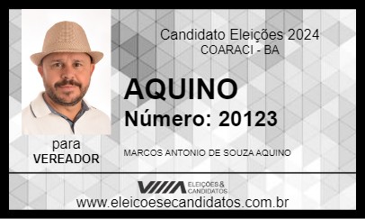 Candidato AQUINO 2024 - COARACI - Eleições