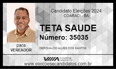 Candidato TETA SAUDE 2024 - COARACI - Eleições