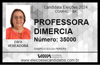 Candidato PROFESSORA DIMERCIA 2024 - COARACI - Eleições