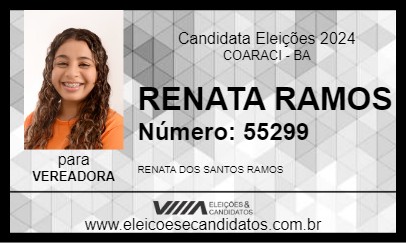 Candidato RENATA RAMOS 2024 - COARACI - Eleições