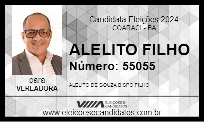 Candidato ALELITO FILHO 2024 - COARACI - Eleições