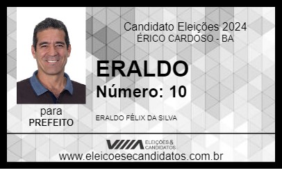 Candidato ERALDO 2024 - ÉRICO CARDOSO - Eleições