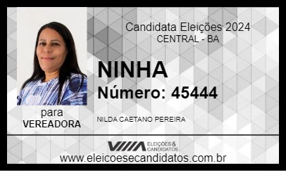 Candidato NINHA 2024 - CENTRAL - Eleições