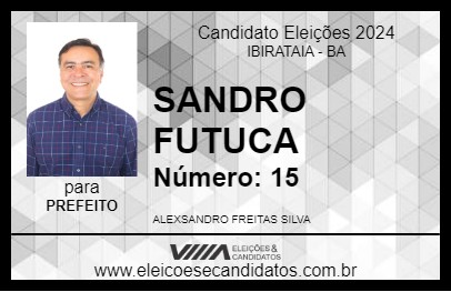 Candidato SANDRO FUTUCA 2024 - IBIRATAIA - Eleições